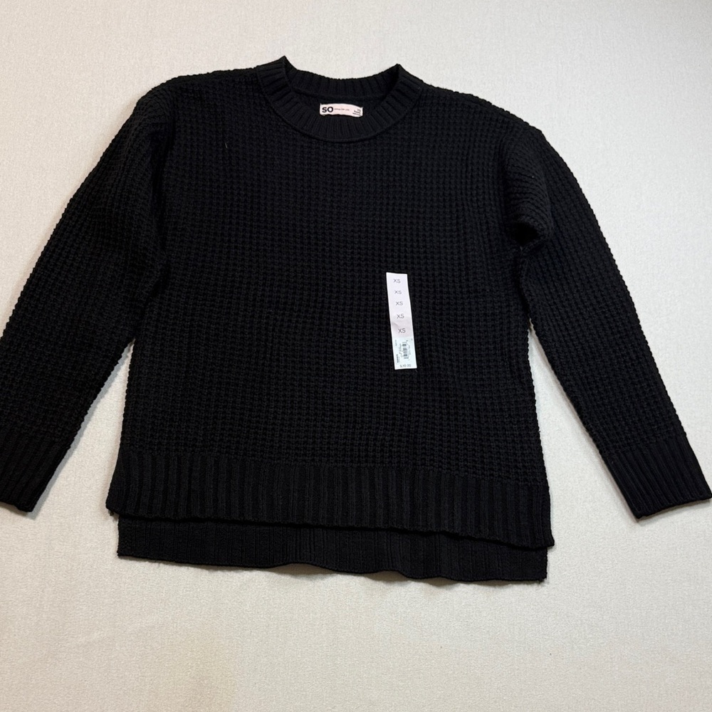 SO Black Crew Neck Sweater